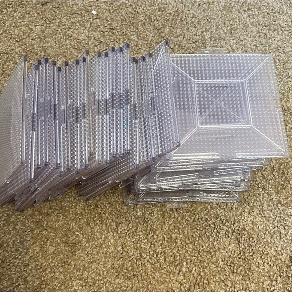 Perler bead pegboards
